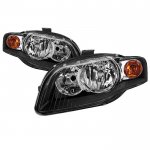 Audi A4 2006-2008 Black Headlights