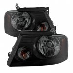 Ford F150 2004-2008 Black Smoked Headlights