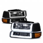 2001 Chevy Silverado LED DRL Headlights Bumper Lights