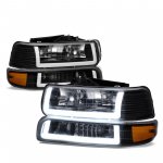 2000 Chevy Tahoe LED DRL Headlights Bumper Lights