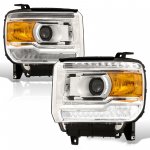 2014 GMC Sierra 1500 Projector Headlights LED Signature DRL 2014 GMC Sierra 1500 Projector Headlights LED Signature DRL