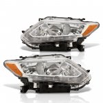 2015 Nissan Rogue Chrome Headlights LED DRL