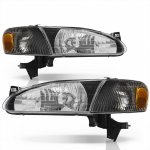 1999 Toyota Corolla Black Headlights Corner Lights