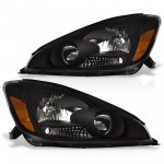 Toyota Sienna 2004-2005 Headlights Black