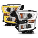 2017 Ford F150 Projector Headlights LED DRL Switchback A2