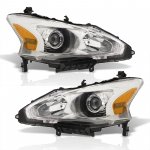 Nissan Altima Sedan 2013-2015 Halogen Projector Headlights