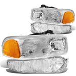 2007 GMC Sierra Denali Replacement Headlights Bumper Lights