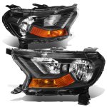2022 Ford Ranger XL Black Headlights
