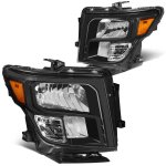 Nissan Titan XD S 2016-2022 Black Headlights