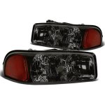 GMC Sierra 2500HD 2001-2006 Smoked Headlights