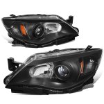 2008 Subaru Impreza Black Projector Headlights