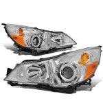 Subaru Outback 2010-2014 Chrome Projector Headlights