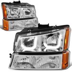 Chevy Avalanche 2003-2006 LED DRL Headlights Set N3