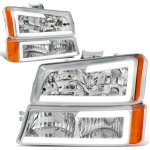 Chevy Silverado 2500 2003-2004 LED DRL Headlights Bumper Lights N2