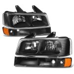 2007 Chevy Express Van Black Headlights Signal Lights