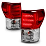 2012 Toyota Tundra LED Tail Lights Red and Clear