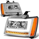 2008 Chevy Avalanche Projector Headlights LED DRL Signals N5