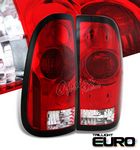 2003 Ford F150 Red and Clear Tail Lights