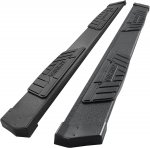 2007 Chevy Silverado 1500 Crew Cab Black Aluminum Nerf Bars