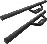 2020 Ford F250 Super Duty Regular Cab Black Nerf Bars