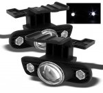 2001 Chevy Silverado 2500 Clear Projector Fog Lights with LED