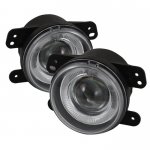 Dodge Magnum 2005-2008 Clear Halo Projector Fog Lights