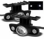 Chevy Suburban 2000-2006 Clear Projector Fog Lights with LED