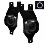 2003 Ford Excursion Smoked Halo Projector Fog Lights