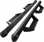 2023 Toyota Tacoma Double Cab Black Nerf Bars