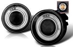 2002 Dodge Dakota Smoked Halo Projector Fog Lights