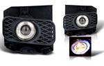 2001 Ford F150 Smoked Halo Projector Fog Lights