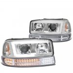 2003 GMC Sierra DRL Projector Headlights Dynamic Signals Bumper Lights