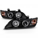 BMW Z3 1996-2002 Black Dual Halo Projector Headlights