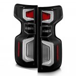 2023 Chevy Silverado 1500 Black LED Tail Lights