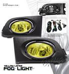 Honda Civic 2001-2003 Yellow JDM Style Fog Lights Kit