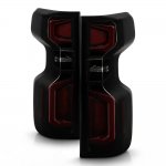 2023 Chevy Silverado Black Smoked Tail Lights