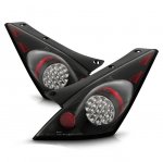 2002 Nissan 350Z Black LED Tail Lights