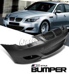 2005 BMW E60 5 Series M5 Style Front Bumper with Black Grille