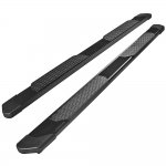 2021 Ford F450 Super Duty Crew Black Nerf Bars 6 inch