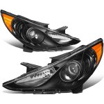 2013 Hyundai Sonata Black Headlights