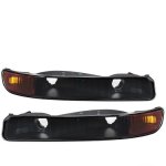 2001 GMC Sierra Black Front Bumper Lights