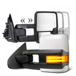 2012 Toyota Tundra White Towing Mirrors Tube LED Power Heated