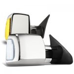 Toyota Tundra 2007-2013 Chrome Towing Mirrors Switchback LED Sequential Signal