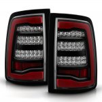 2011 Dodge Ram 3500 Black Full LED Tail Lights