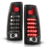 GMC Jimmy 1992-1994 Black LED Tail Lights