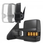 Toyota Tundra 2014-2021 Power Folding Tow Mirrors Smoked LED Lights