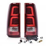 GMC Sierra 2500 1999-2004 Red LED Tail Lights Tube