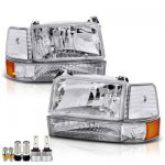 Ford F350 1992-1996 LED Headlight Bulbs Set Complete Kit