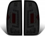 Ford F450 1999-2007 Smoked Custom LED Tail Lights