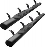 2024 Toyota Tacoma Double Cab Black Nerf Bars 4 inch